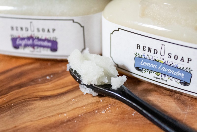 bend soap sugar scrub