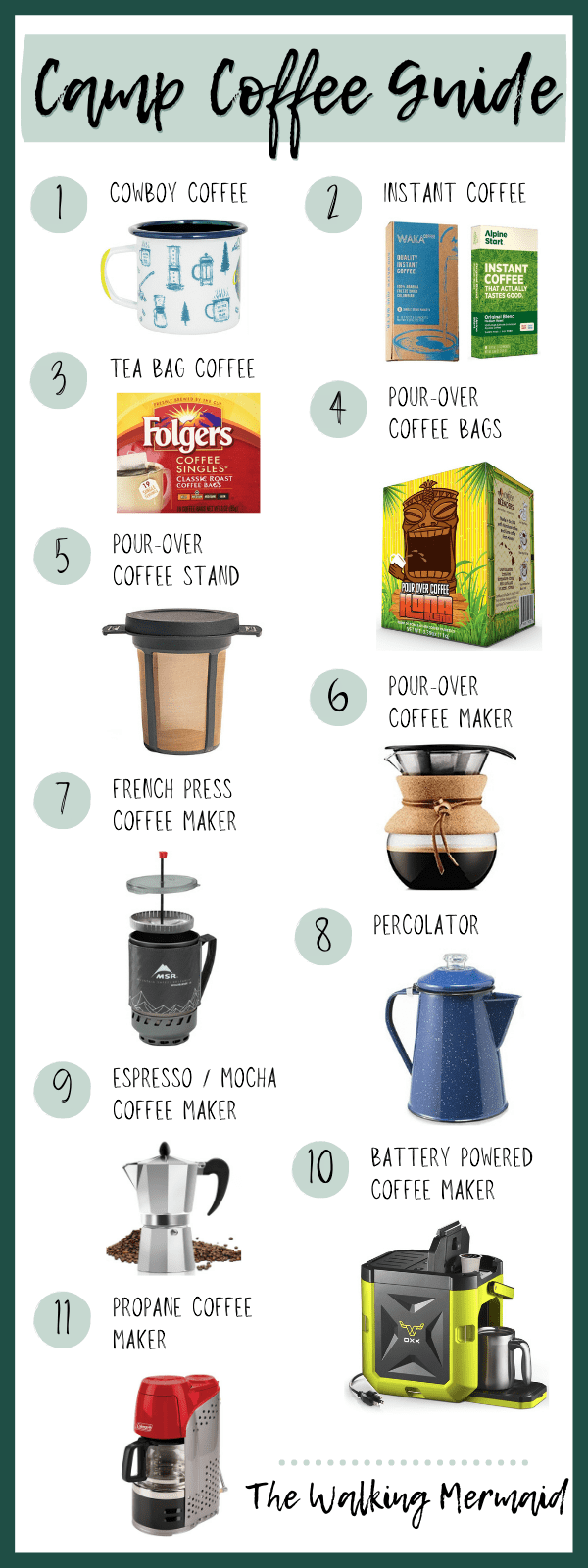 11 ways to Brewing Coffee Outdoors