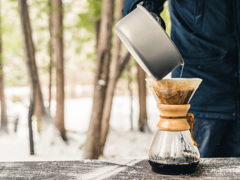 camp kitchen pour over coffee maker