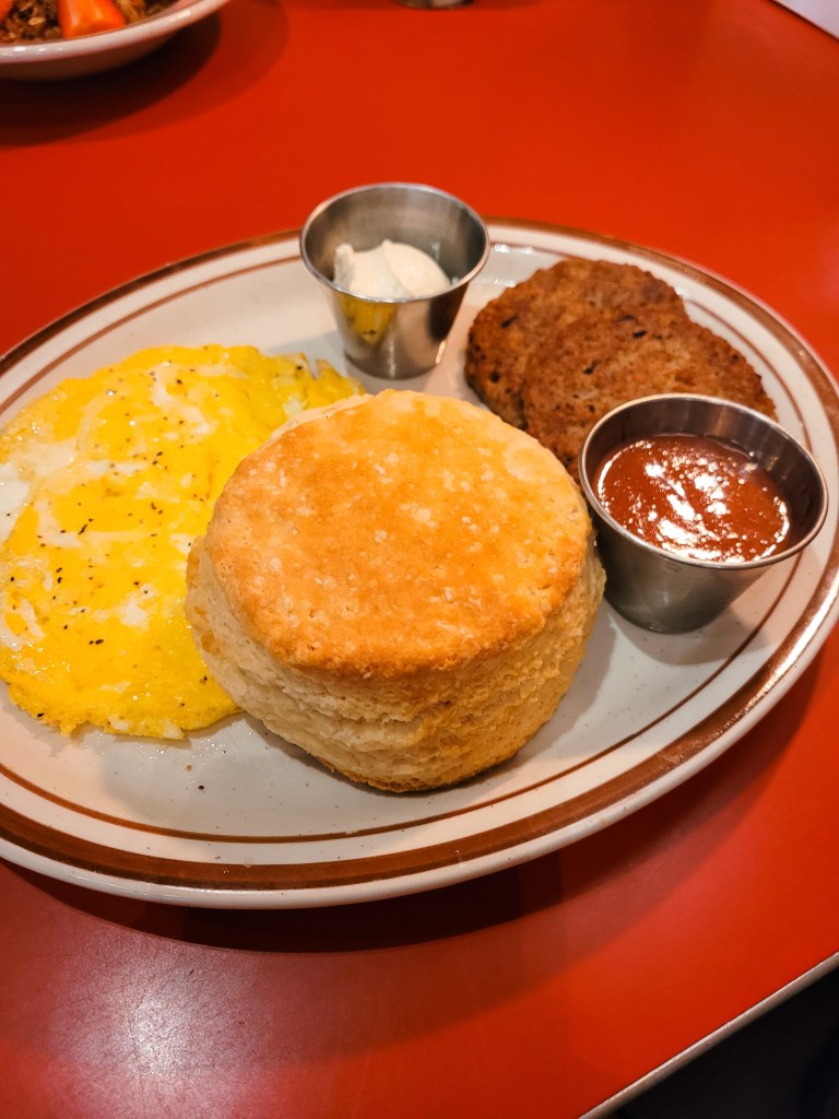 Breakfast at the Biscuit Company at Denver, Colorado. 