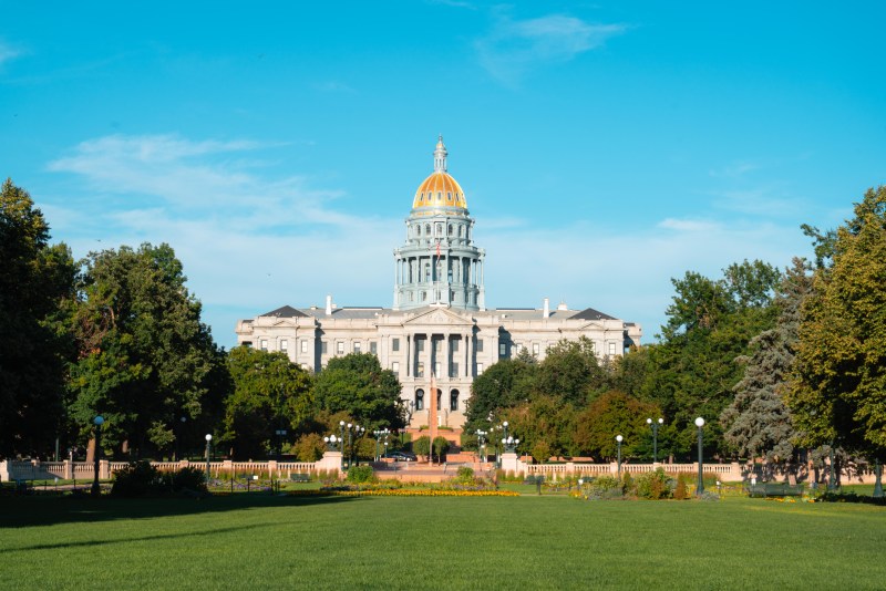 Capital of Colorado in Denver. 