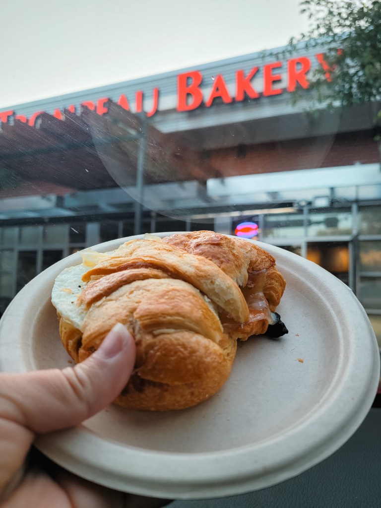 Delicious sandwich from Trompeau Bakery in Morrison close Denver, Colorado.