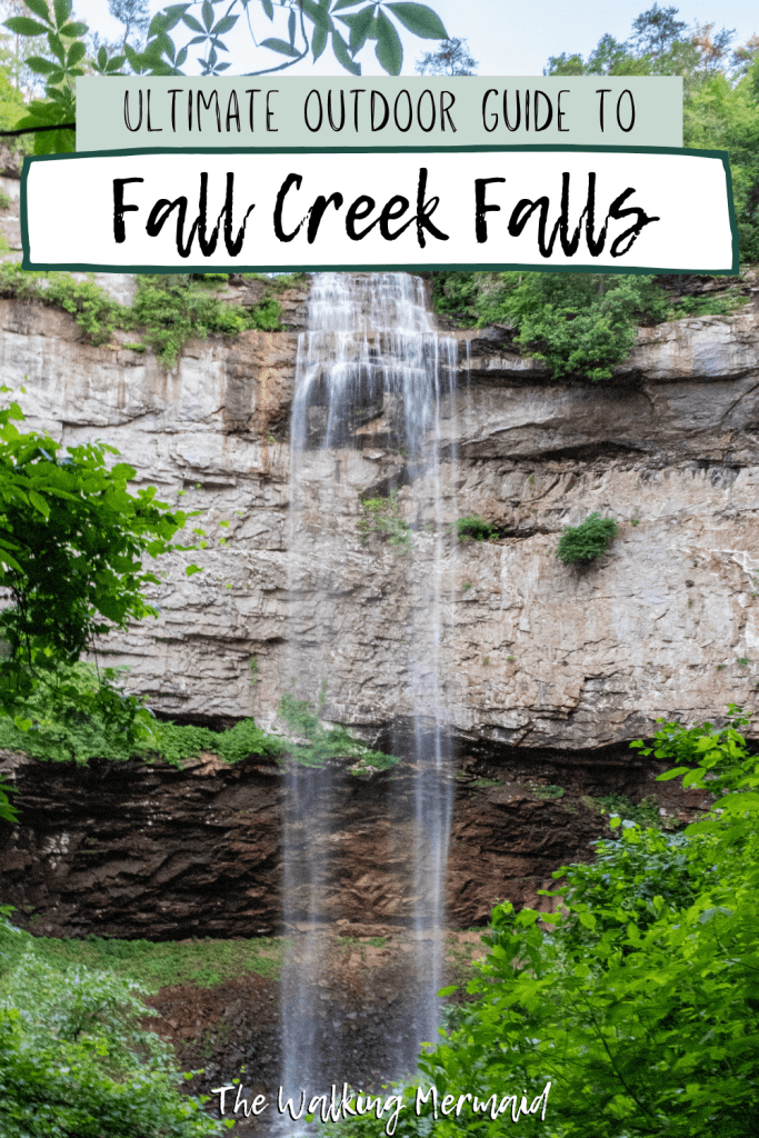 Fall Creek Falls waterfall at Fall Creek Falls State Park in middle Tennessee