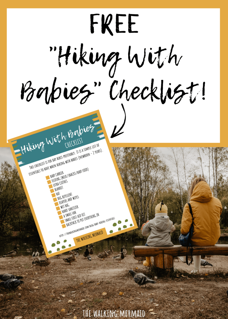 hiking with babies checklist