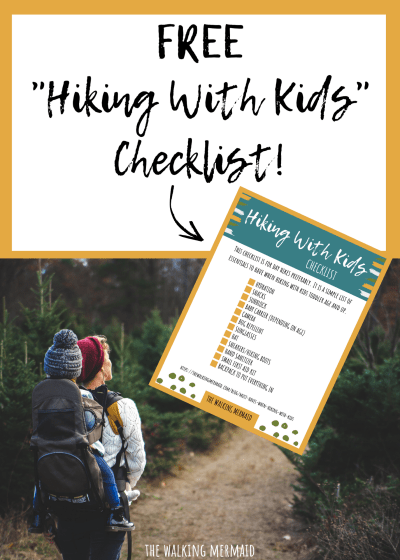 hiking with kids checklist