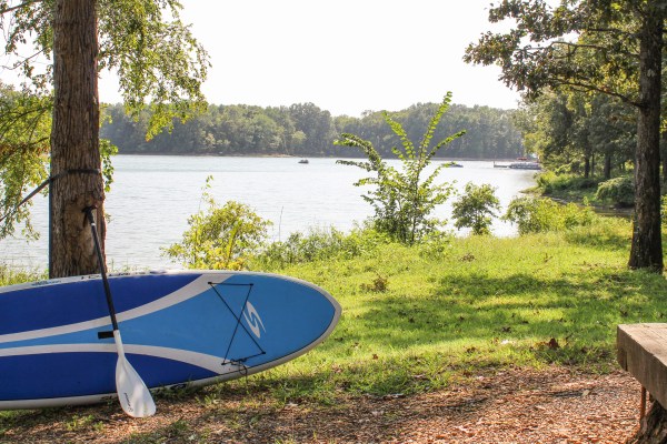 Surftech Paddle Board at Land Between The Lakes - Piney Campground