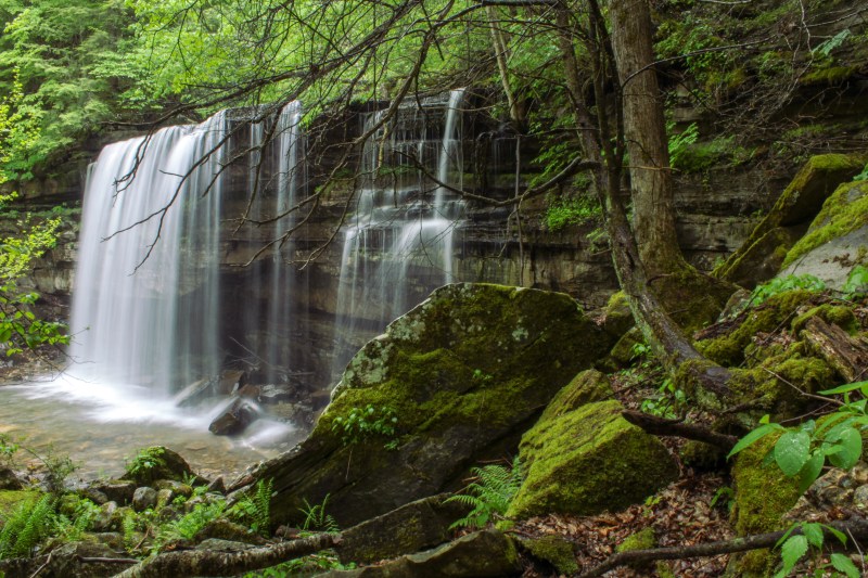 Ranger Falls south cumberland state park tennessee