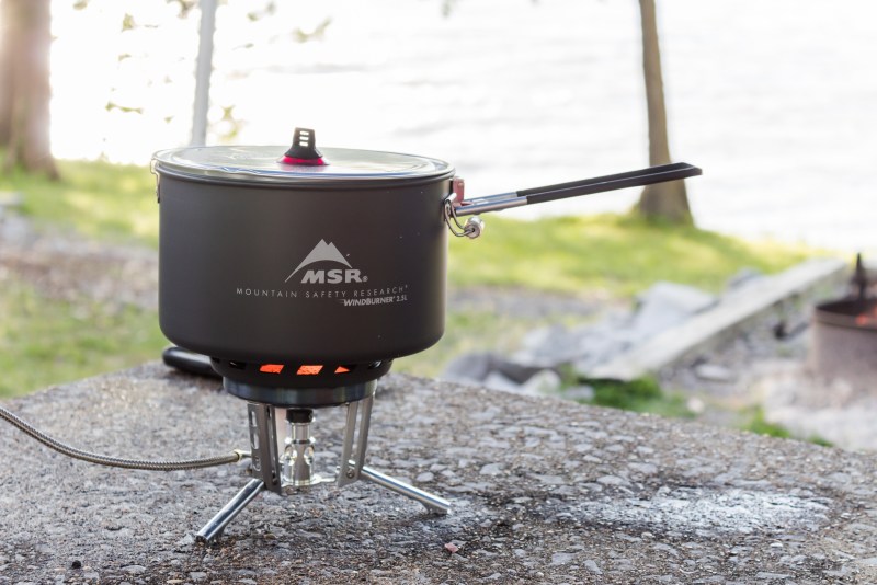 msr gear wind burner sauce pot stove system 