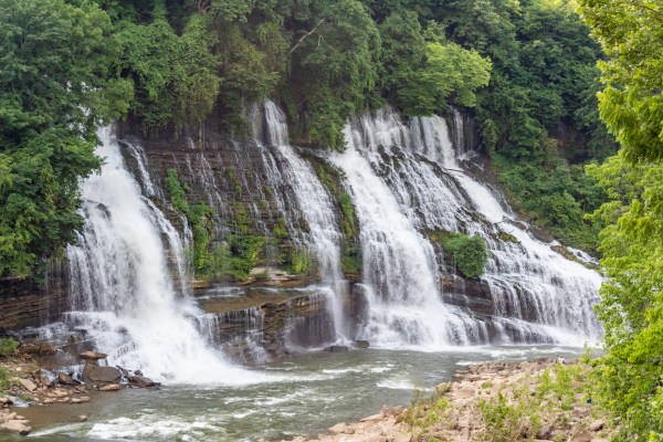 rock island state park tennessee twin falls hiking trail