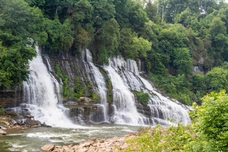 rock island state park tennessee twin falls hiking trail