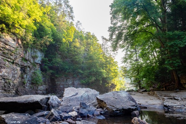 cane creek falls cascades fall creek falls state park Tennessee camping outdoors hiking nature trails swimming