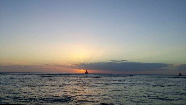 Sunset at Waikiki