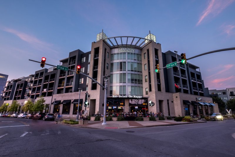 Ultimate Travel Guide To The Gulch in Nashville, Tennessee. Photo of the Locale Hotel at The Gulch in Nashville.