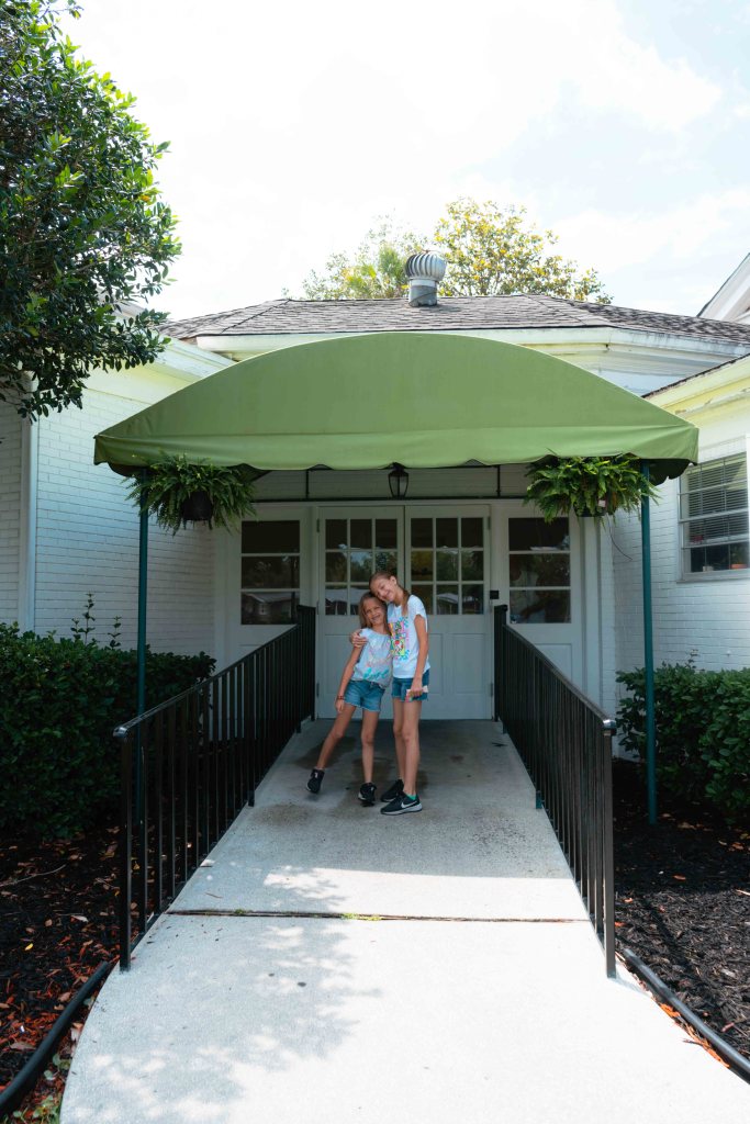 Two girls enjoying Plantation Resort on Crystal River