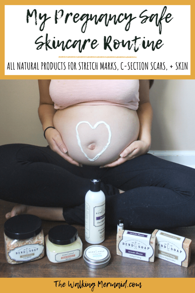 pregnancy safe skincare routine maternity overlay the walking mermaid