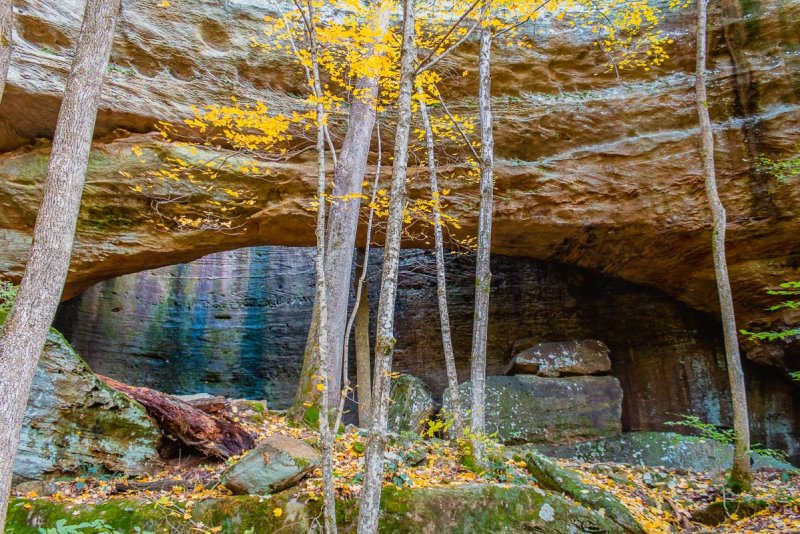 Pomona Natural Bridge at Shawnee National Forest