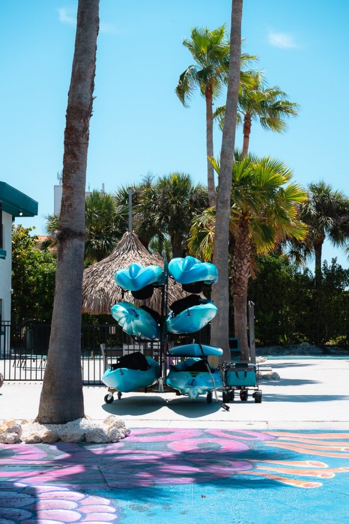 Rental options at the Tahitian Beach Resort.