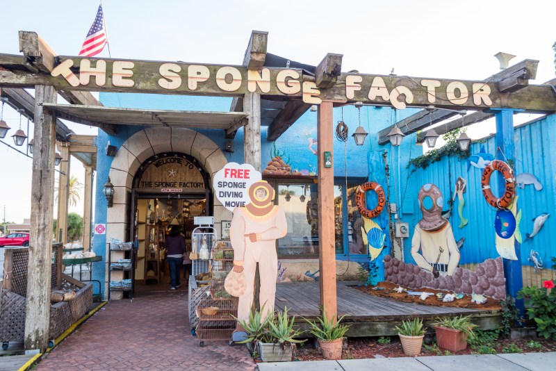 The Sponge Factory at the sponge docks in tarpon springs