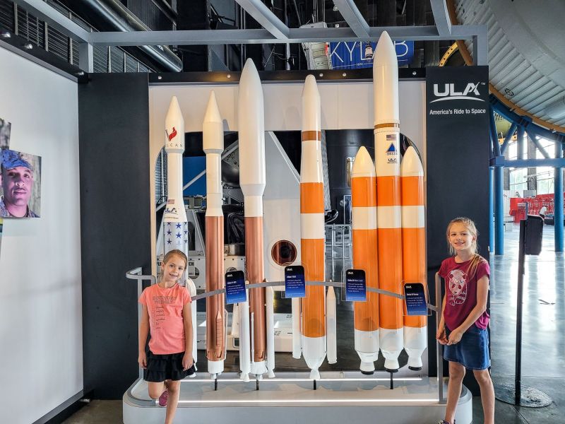 photo of rockets at the museum at us space and rocket center