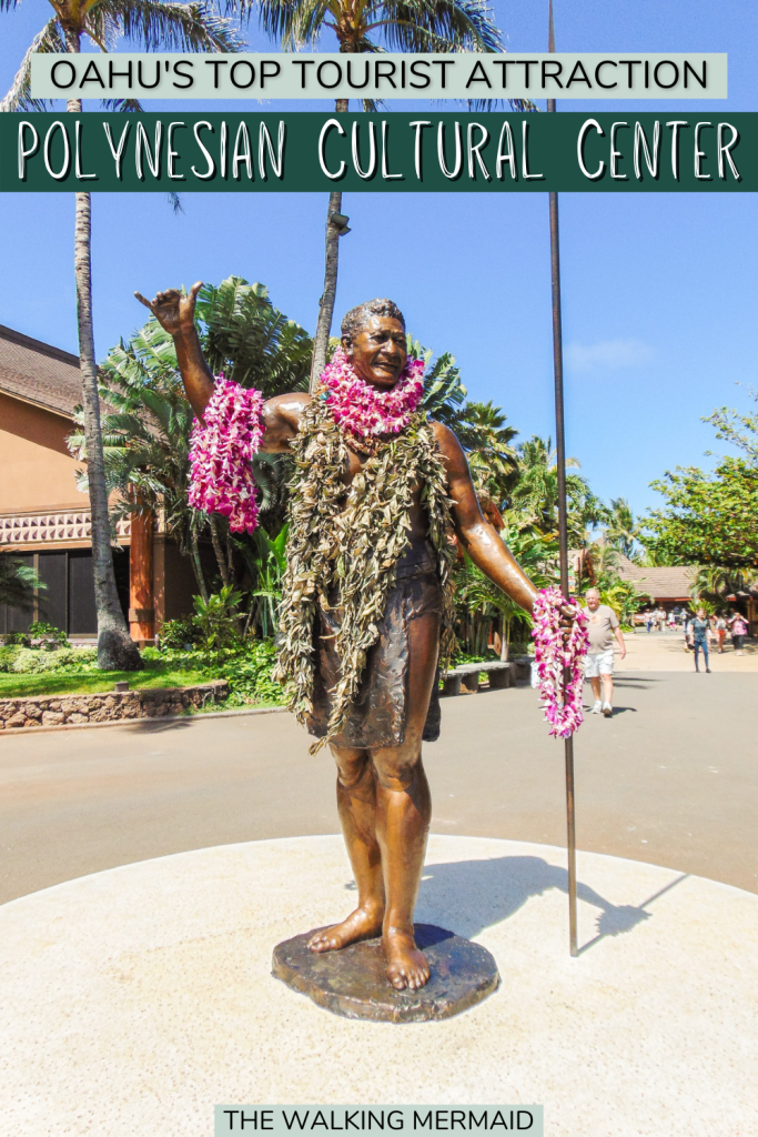 Statue at the Polynesian Cultural Center in Oahu, Hawai'i. 