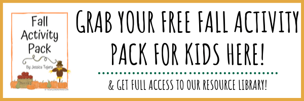 free fall activity pack for kids image