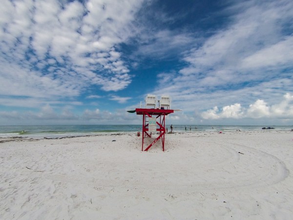 lifeguard stand beach florida st petersburg ft desoto