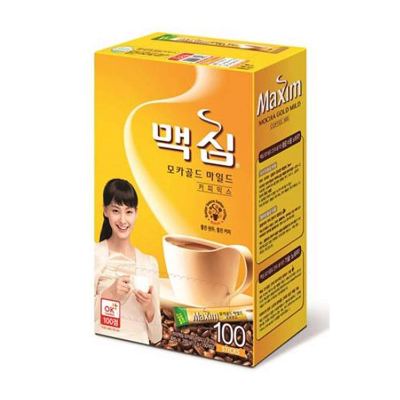 maxim korean instant coffee mocha gold mild 